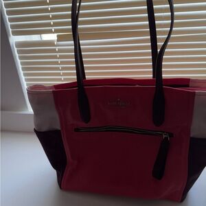 Pink nylon tote